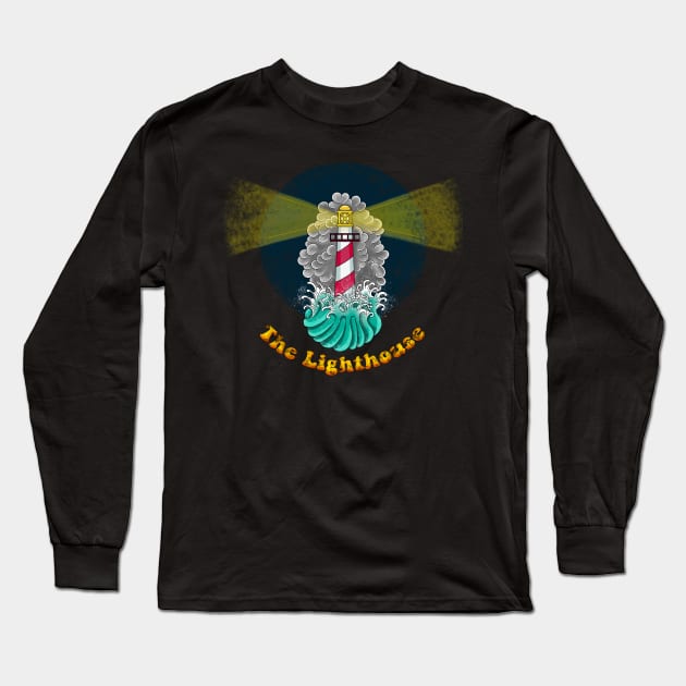 The Lighthouse Long Sleeve T-Shirt by ThataArtwork